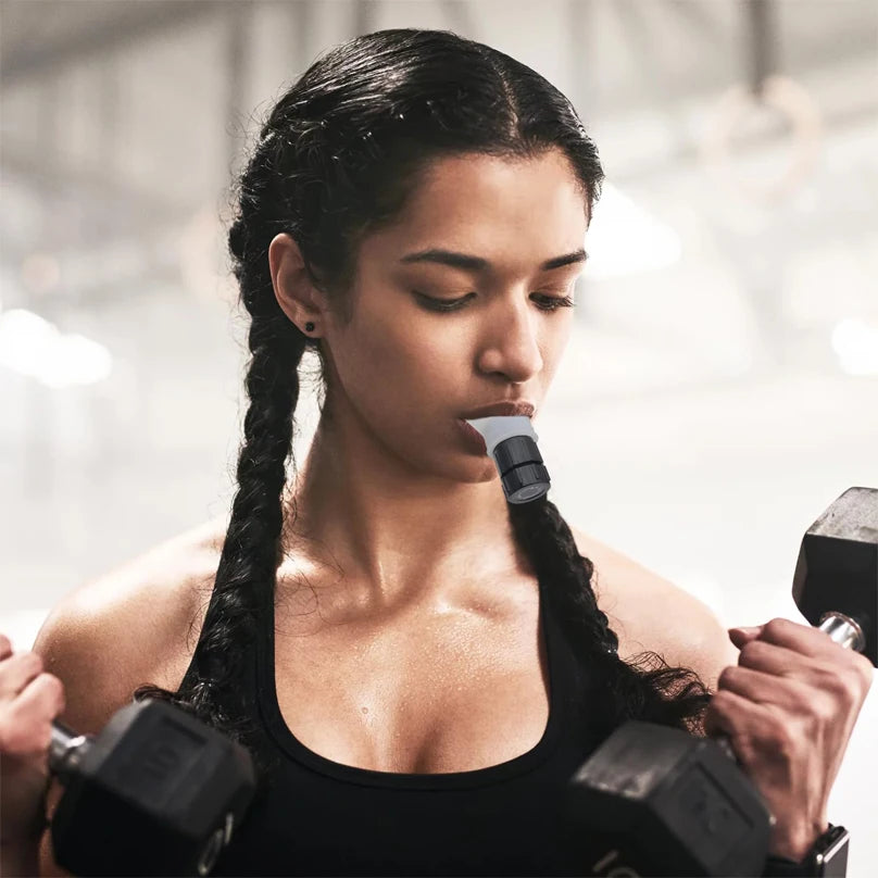 lung trainer to help you train your stamina with adjustable levels of difficulty